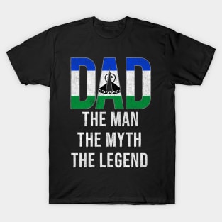 Basotho Dad The Man The Myth The Legend - Gift for Basotho Dad With Roots From Basotho T-Shirt